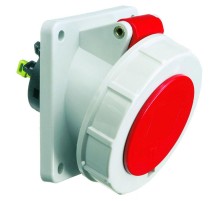 Розетка встраиваемая наклонная 16А 4р 400в 6h IP67 85х85 QC 12814 I 12814-Bals I Bals