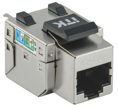 Модуль Keystone Jack кат. 5E FTP 110 IDC 90 град. розет.  CS1-1C5EF-11  ITK