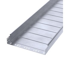 Лоток неперфорированный Профи INOX (AISI 316) 400х80x6000 (1,0 мм) (12 м/уп)  PR16.13693  Промрукав