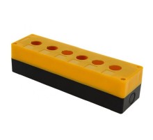 Корпус КП106 пластиковый 6 кнопок желтый EKF PROxima  cpb-106-o  EKF