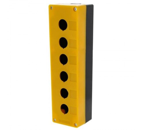Корпус КП106 пластиковый 6 кнопок желтый EKF PROxima  cpb-106-o  EKF