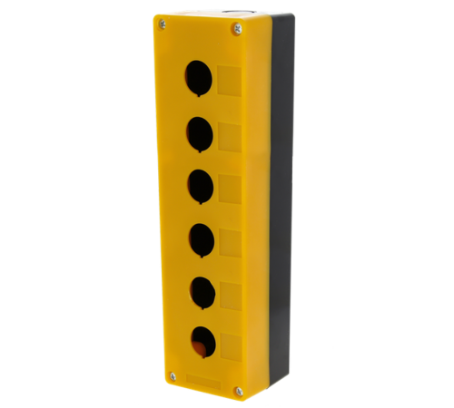 Корпус КП106 пластиковый 6 кнопок желтый EKF PROxima  cpb-106-o  EKF