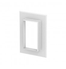 Настенная стыковая рамка кабельного канала Rapid 80 70x130 мм (алюминий,белый) (G-AWAG70130RW)  6278850  OBO Bettermann