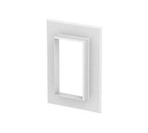 Настенная стыковая рамка кабельного канала Rapid 80 70x130 мм (алюминий,белый) (G-AWAG70130RW)  6278850  OBO Bettermann