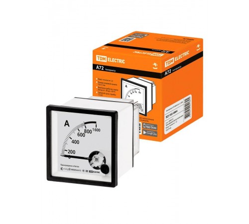 Амперметр А72 800А/5А-1,5  SQ1102-0064  TDM