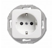 Розетка SCHUKO 16А 250В, с круглым суппортом, серия Reflex SI, цвет альпийский белый  2011-0-2183   2CKA002011A2183  ABB