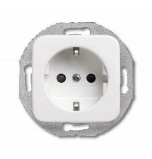 Розетка SCHUKO 16А 250В, с круглым суппортом, серия Reflex SI, цвет альпийский белый  2011-0-2183   2CKA002011A2183  ABB