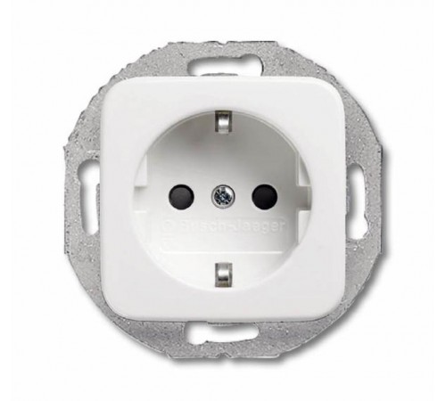 Розетка SCHUKO 16А 250В, с круглым суппортом, серия Reflex SI, цвет альпийский белый  2011-0-2183   2CKA002011A2183  ABB