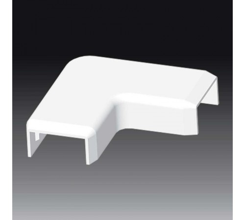 Поворот на 90 гр. LHD 20X10HF 8923HF (HB) (Цвет Белый)   8923HF_HB  Kopos