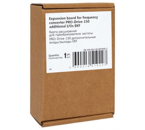 Карта расширения для преобразователя частоты PRO-Drive PD-150-ACC-IO-EXTEND-2  PD-150-ACC-IO-EXTEND-2  EKF