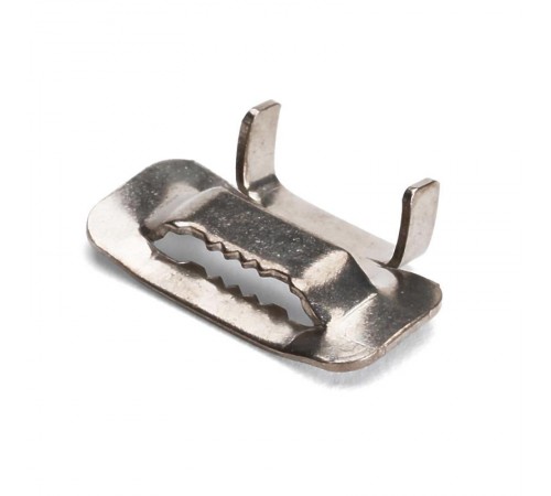 Бугели из нержавеющей стали AISI 201 для монтажных лент 20 мм (30 шт/уп)  PR08.12708  Промрукав