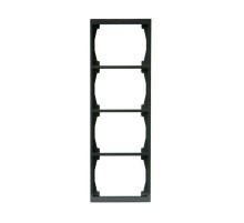 Рамка 4-постовая, 100мм серия Impressivo, антрацит  1724F100-81   2TKA000403G1  ABB