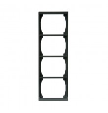 Рамка 4-постовая, 100мм серия Impressivo, антрацит  1724F100-81   2TKA000403G1  ABB