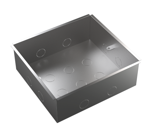 MultiDesk Коробка монтажная для бетонных полов для люка на 12 модулей СТАЛЬ  MDK10312  SE