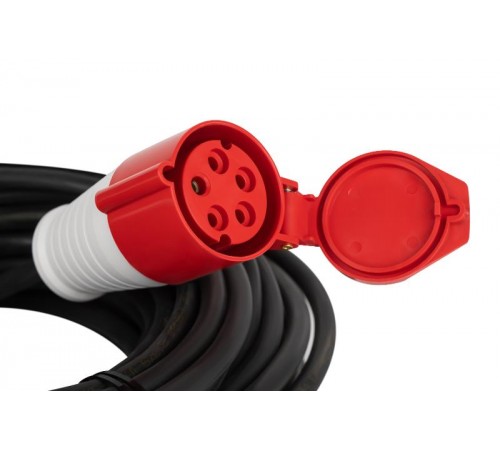 Удлинитель силовой IND380-U-1e-5x2,5-30m-IP44 на 380В в бухте 1 розетка CEE 5P 30м КГ 5х2,5 32A IP44  Б0057295  ЭРА