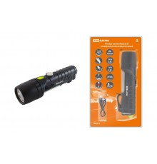 Фонарь автомобильный универс., 6 Вт CREE+3 Вт COB,1x18650 2200 мА*ч, магн., подвес, USB, стропорез,  SQ0350-0058  TDM