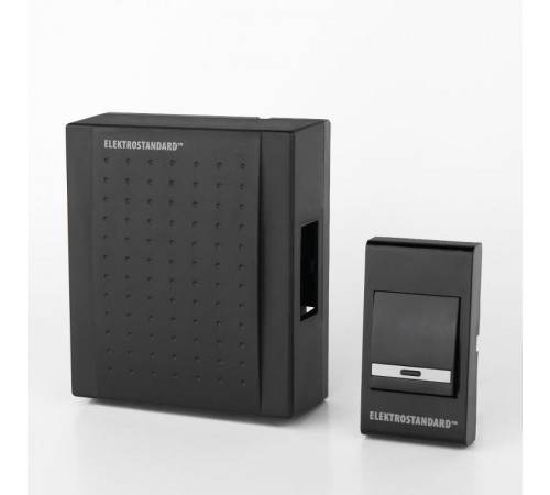 DBQ16 WM 1M IP44 черный звонок дверной проводной  a031652  Elektrostandard