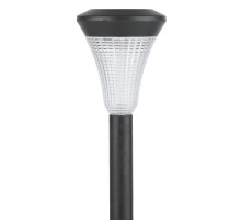 Cветильник садовый декоративный SL-PL31 на солнечной батарее, пластик, черный, 31 см  Б0007507  ЭРА
