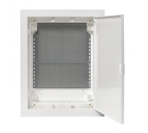 Встраиваемый слаботочный щит "Nova" 2 габ. с пластик. дверью IP41 Proxima  nv-mb-pd-2  EKF