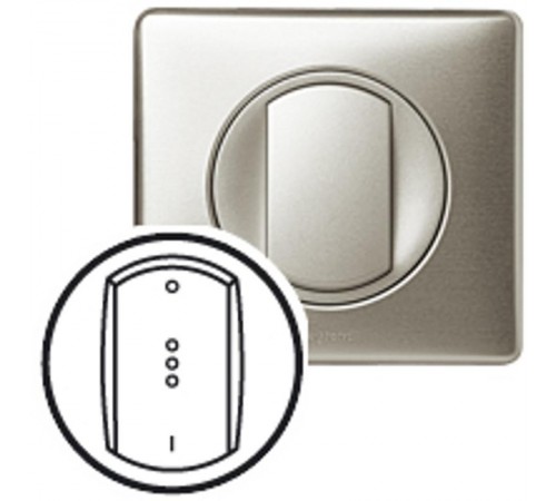 Celiane Титан Накладка выключателя с подсветкой или индикацией  068323  Legrand