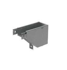 Угол вертикальный внешний L 50х100 мм с разворотом трассы на 90 град "ПЛЮС"  VLPDplus90-50-100-L  КМ-профиль