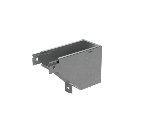 Угол вертикальный внешний L 50х100 мм с разворотом трассы на 90 град "ПЛЮС"  VLPDplus90-50-100-L  КМ-профиль