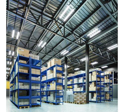 Светильник светодиодный промышленный линейный ССП-176 EVO IP65 1500*76*66 48W 5280lm 6500K мат 1/12  864425348  Gauss