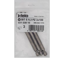 Бита крестовая серия Industrial PZ 3X100, 3 шт  03103810  Felo