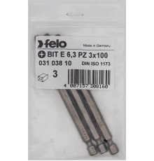 Бита крестовая серия Industrial PZ 3X100, 3 шт  03103810  Felo