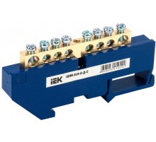 Шина N ноль на DIN-изоляторе ШНИ-6х9-8-Д-С  YNN10-69-8D-K07  IEK