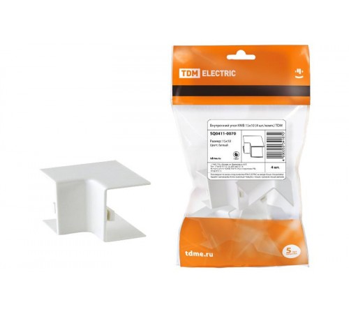 Внутренний угол КМВ 15х10 (4 шт./комп.)  SQ0411-0070  TDM