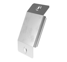 Крышка угла вертикального внешнего 45 градусов Стандарт INOX (AISI 304) 100  PR16.2920  Промрукав