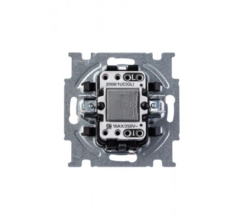 ABB Basic 55 Сл. кость Выключатель 1-клавишный с подсветкой  1012-0-2156   2CKA001012A2156  ABB