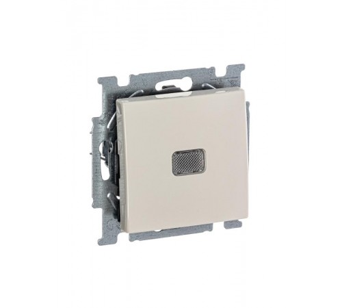 ABB Basic 55 Сл. кость Выключатель 1-клавишный с подсветкой  1012-0-2156   2CKA001012A2156  ABB