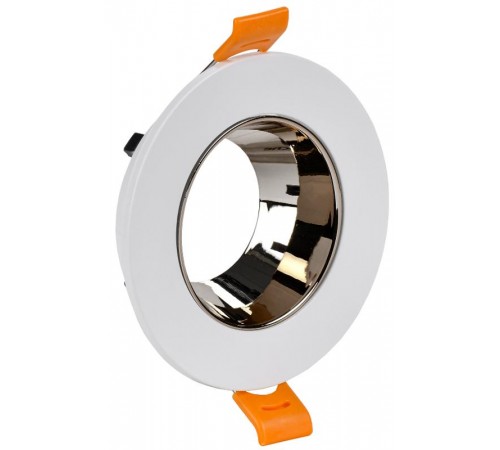 Светильник точечный  4106 встр. поворотн. GU10 белый/шокол. пласт.  LT-UVB0-4106-GU10-1-K30  IEK