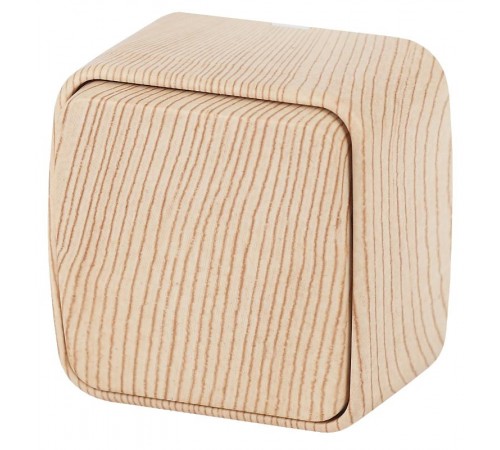 3-101-11 Intro Выключатель, 10А-250В, IP20, ОУ, Polo, сосна  Б0036102  Intro