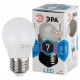 Лампа светодиодная LED 7Вт Е27 220В 4000К smd P45 шар  Б0020554  ЭРА
