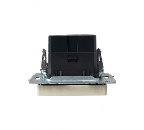 BRITE Розетка USB A+A 3,1А РЮ10-1-БрКр бежевый  BR-U21-D31-K10  IEK