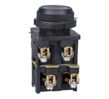 Выключатель кнопочный КЕ 012-У3-исп.2 (черный)  264487  КЭАЗ