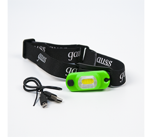 Фонарь налобный GFL408 3W 150lm Li-ion 300mAh LED 1/12/72  GF408  Gauss