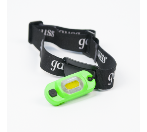 Фонарь налобный GFL408 3W 150lm Li-ion 300mAh LED 1/12/72  GF408  Gauss