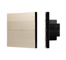 INTELLIGENT ARLIGHT Кнопочная панель SMART-DMX512-801-22-8G-8SC-DIM-IN Gold (230V, 2.4G) (IARL, IP20 Пластик, 5 лет)  039317  Arlight