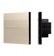 INTELLIGENT ARLIGHT Кнопочная панель SMART-DMX512-801-22-8G-8SC-DIM-IN Gold (230V, 2.4G) (IARL, IP20 Пластик, 5 лет)  039317  Arlight