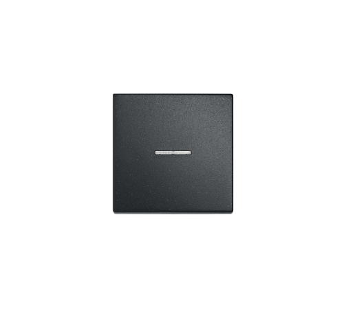 Клавиша для одинарного выключателя с окошком; черный матовый  EP490KOSWM  Jung