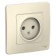 Blanca Молочный С/У Розетка без заземления без шторок 16А, 250В  BLNRS000012  SE