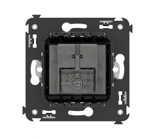 Розетка TV-FM-SAT в стену, "Avanti", "Черный квадрат"  4402533  DKC