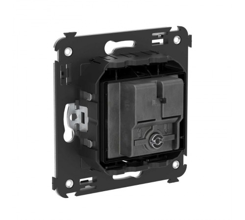 Розетка TV-FM-SAT в стену, "Avanti", "Черный квадрат"  4402533  DKC