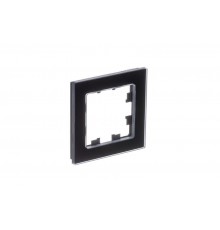 AtlasDesign Nature Черный Рамка 1-ая, натуральное стекло  ATN361001  SE