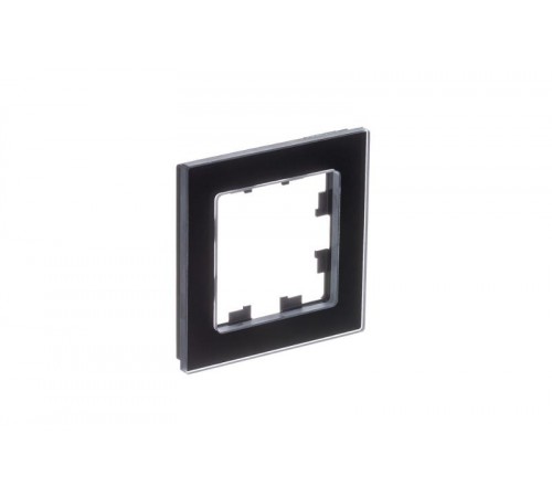 AtlasDesign Nature Черный Рамка 1-ая, натуральное стекло  ATN361001  SE