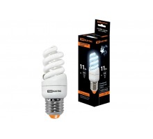 Лампа энергосберегающая КЛЛ-FSТ2-11 Вт-4000 К-Е27 КОМПАКТ (35х98 мм)  SQ0323-0177  TDM